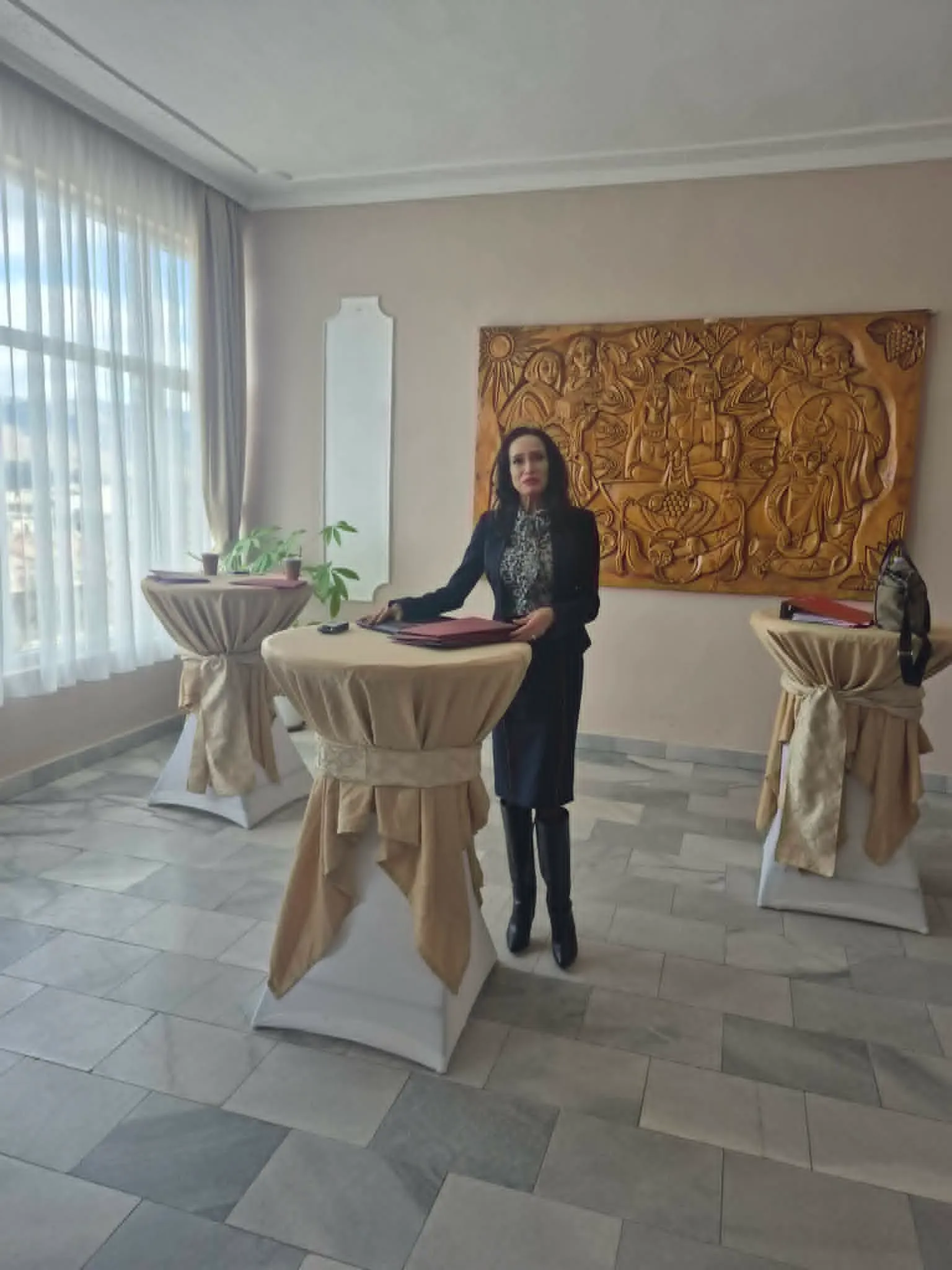 Подготвена зона за кафе пауза